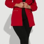 Fashion Nova Bethany Blazer - Red