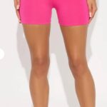 Fashion Nova Abbey Biker Short - Hot Pink (small)
